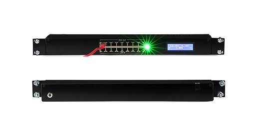 Montažni Rack Panel PoE 8P-LCD