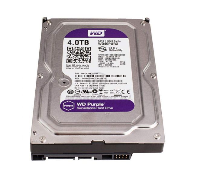 WD Caviar PURPLE WD40PURX 4TB SATA 64MB