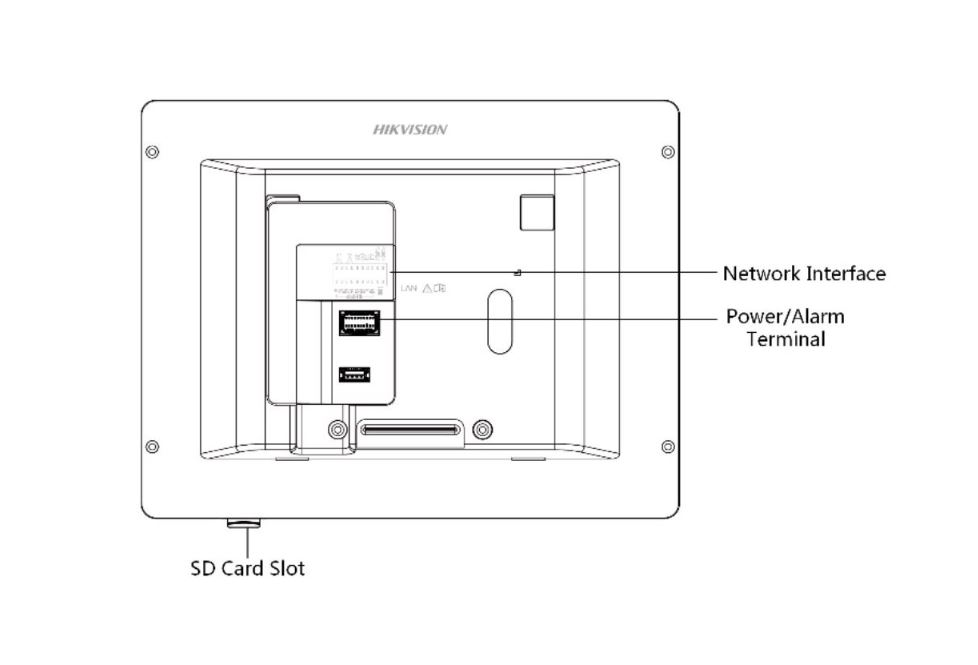 Hikvision notranji zaslon 7" KH8350-TE1 BL