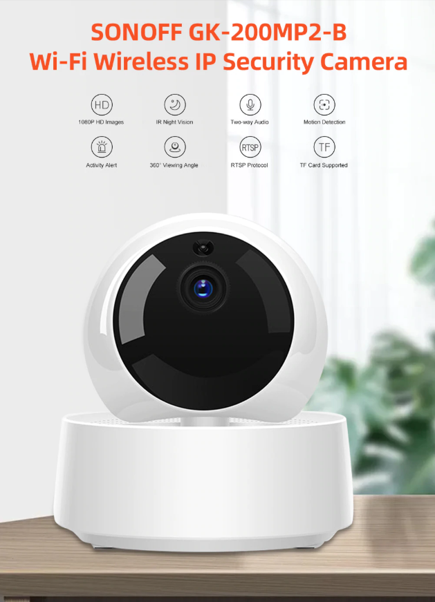 SonOff Mini WiFi IPCam GK200 IR HD