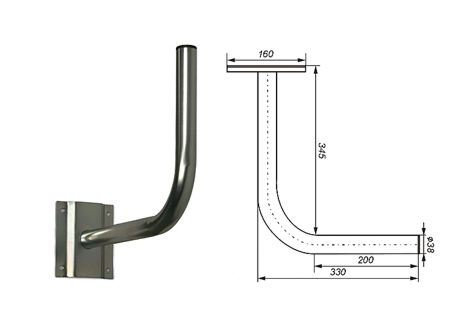 Zidni antenski nosilec L40