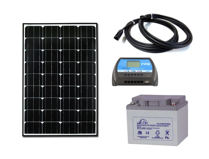 Solarni komplet uni sistema 12V - 100W