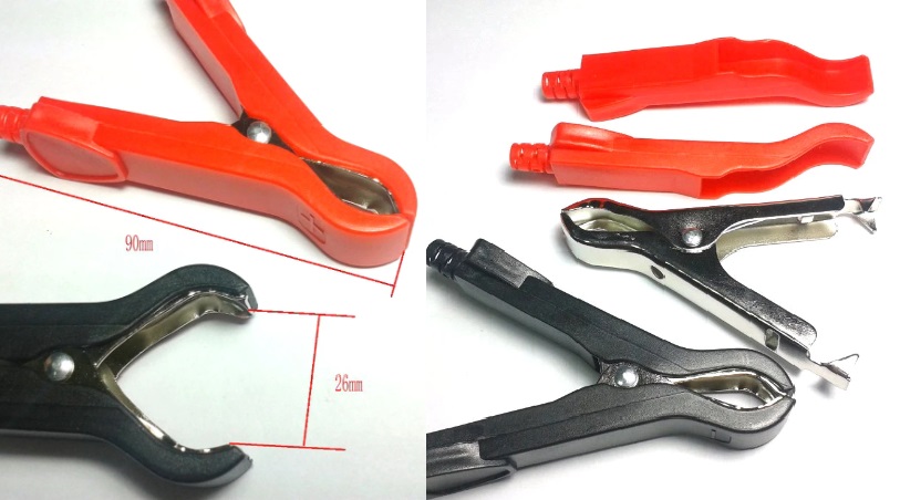 Kabelska krokodil kleme par 90mm