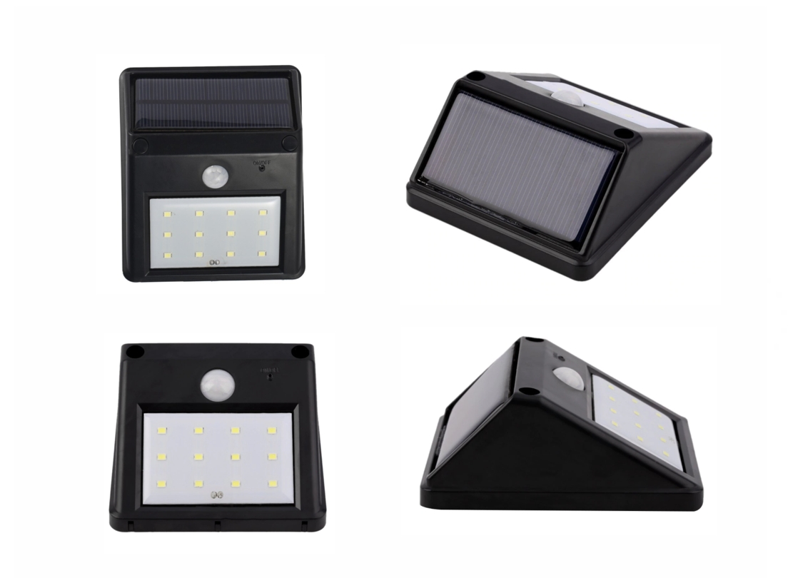 Solarna vrtna PIR lučka 12LED 2.2W