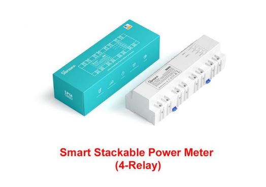 SonOff Smart Stackable Power Meter 4Rele