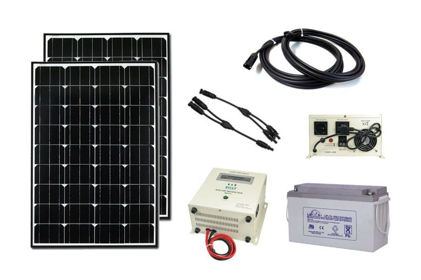 Solarni komplet vikend sistema 12V - 200W