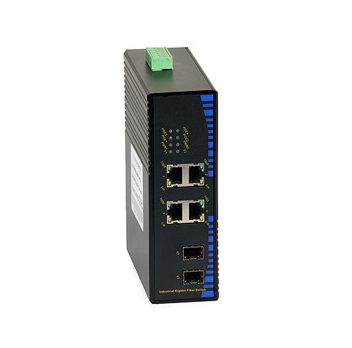 UPower Industri PoE Switch 324SFP 4xGE PoE 2xSFP 1000M