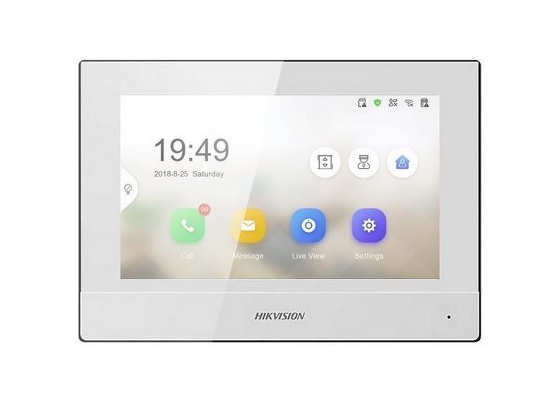 Hikvision notranji zaslon 7" KH6320-WTE1 WH OSTD