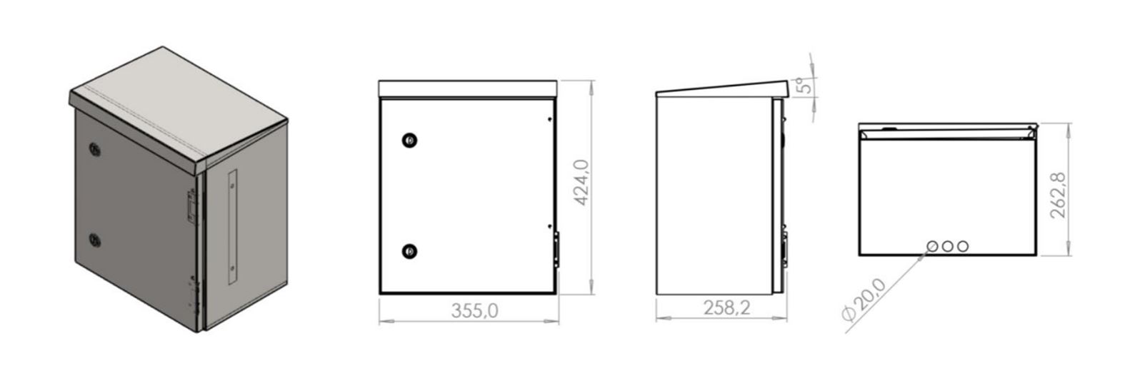 Zew Outdoor KO 6U 35x42x26