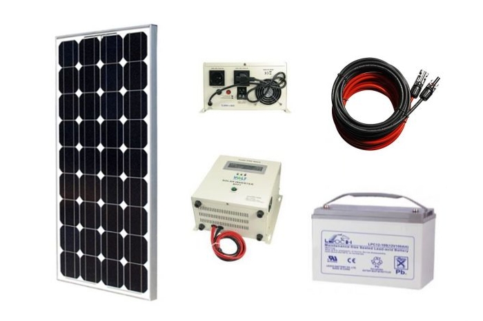 Solarni komplet vikend sistema 12V - 165W