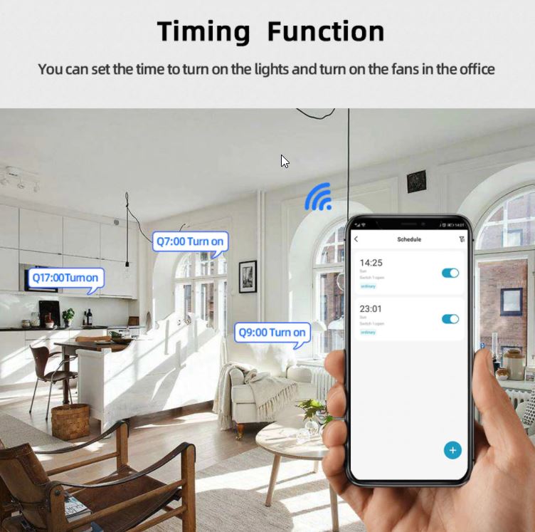 Wifi Smart Motor Stikalo DC7-32V 2CH RF433