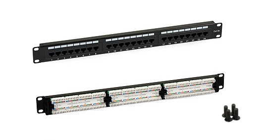 Patch Panel 24P UTP CAT5 1U