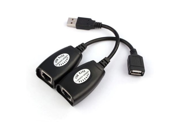 Adapt USB 2.0 preko RJ45 Cat5E/6