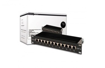 Patch Panel 10" 12P STP CAT6 1U