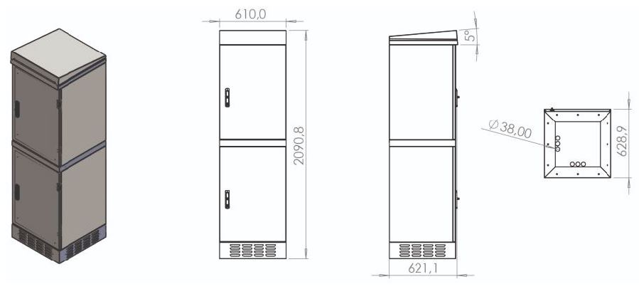 Pro Outdoor Omara 30U 61x183x61