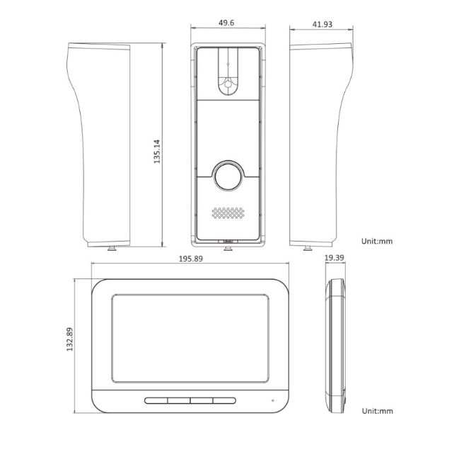 Hikvision Wire4 Domofon Kit KIS202T