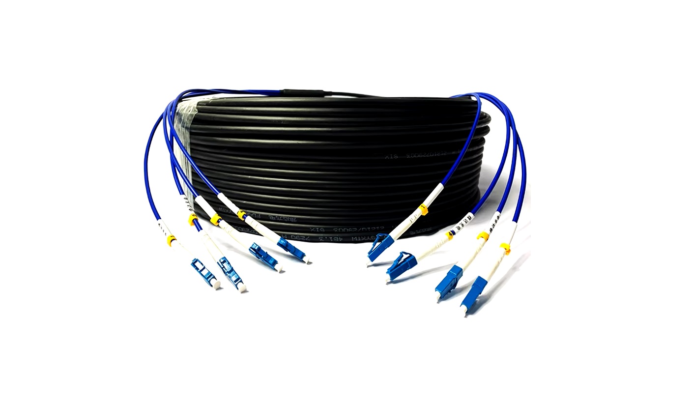 Optic Out Patch 4x LC/UPC SM 100m