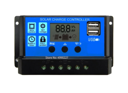 Regulator LCD PMW 20A 12-24V USB
