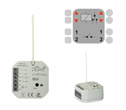 Modul F&Home ReleOddajnik rH-TSR1S2 LR