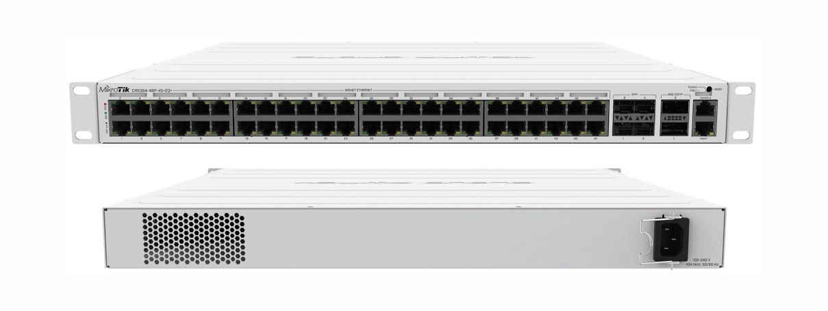 Mikrotik Router CRS354-48P-4S+2Q+RM PoE