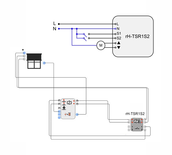 Modul F&Home ReleOddajnik rH-TSR1S2 LR