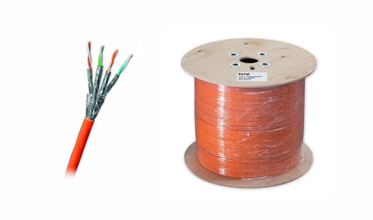 Kabel Orange SSTP Cat7 LSOH - 500m