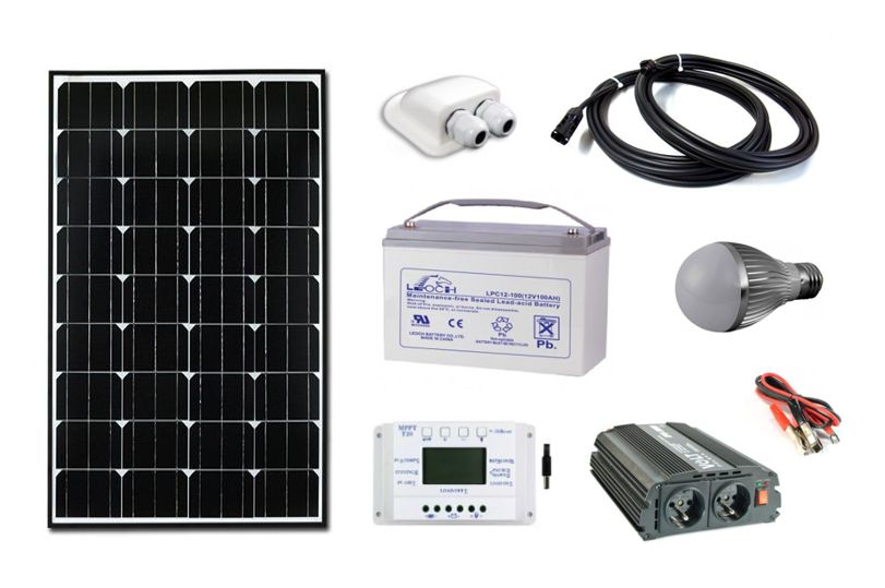 Solarni komplet kamper sistema 12V - 130W
