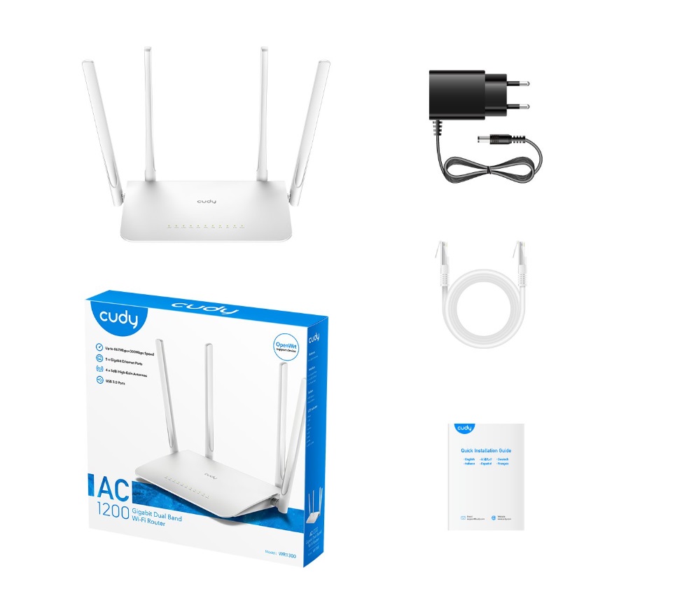 Cudy WR1300 Wi-Fi Router AC1200