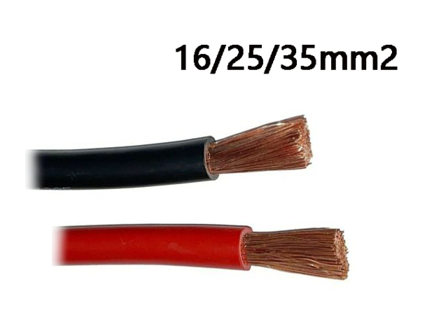 Priključna Enostranska Kabla 2x 1M 25mm2