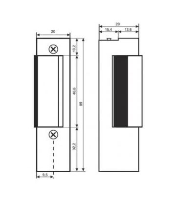 ElektroMagnetna ključavnica Basic 810