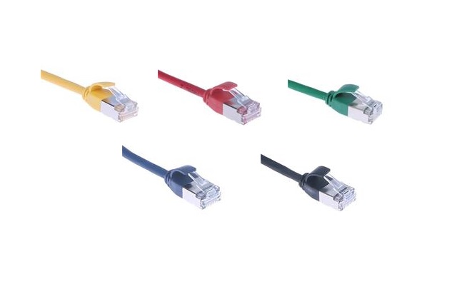 Euro UFTP Color Eslim Cat6a 0.25m