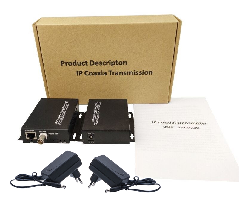 Kit IP Ether pretvornika koax BNC CCTV