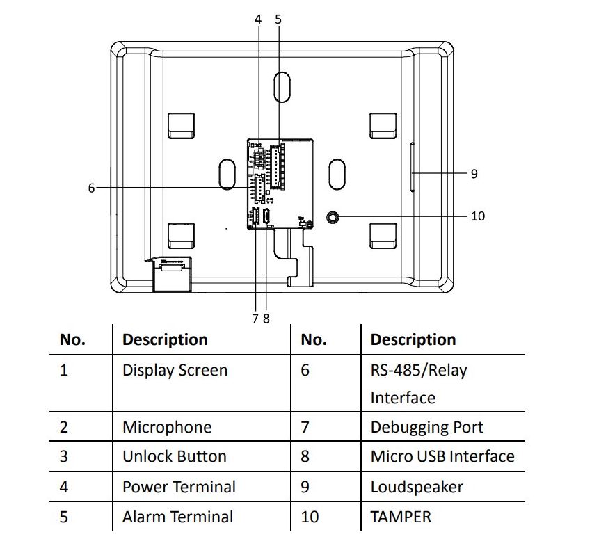 Hikvision notranji zaslon 7" KH9310-WTE1