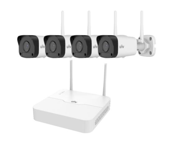 Komplet UNV NVR301 in WiFi 4x IPCam IPC2124LR3