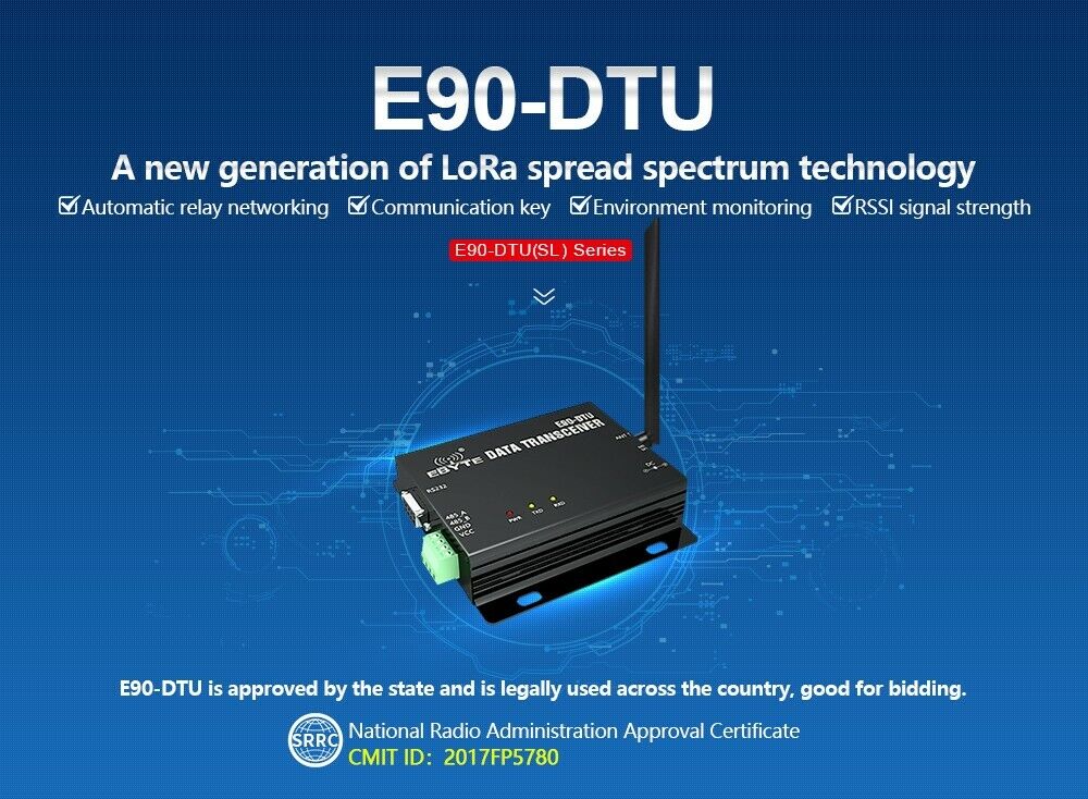 Lora E90-DTU 868MHz WiFi RS232/485 Modul