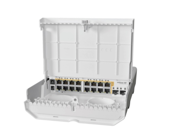 MikroTik Router PoE CRS318-16P-2S+OUT