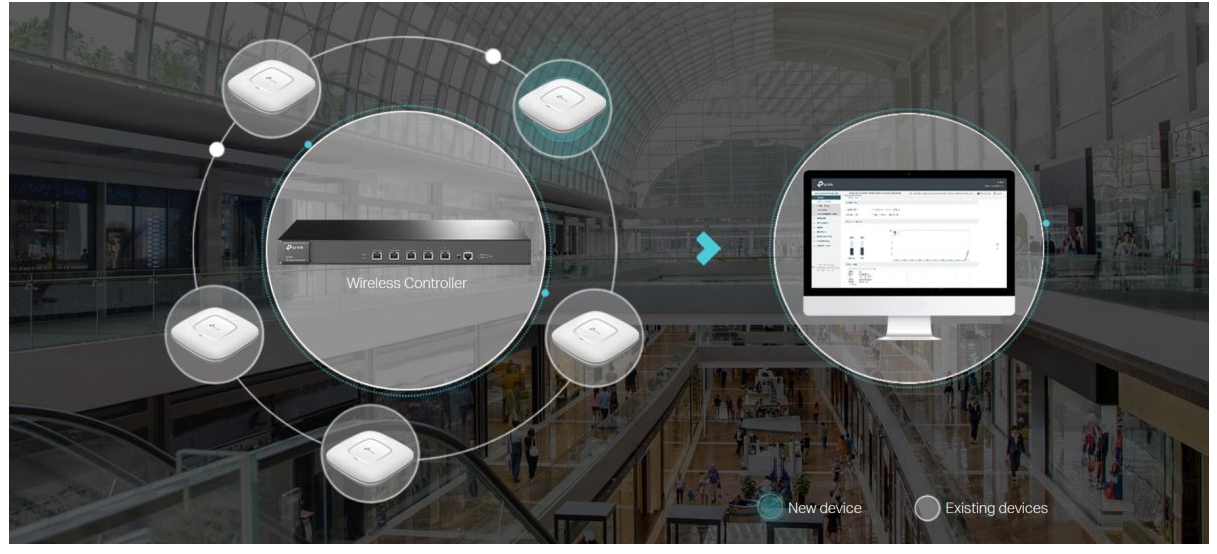 TP Link kontroler WiFi AC50 do 50AP