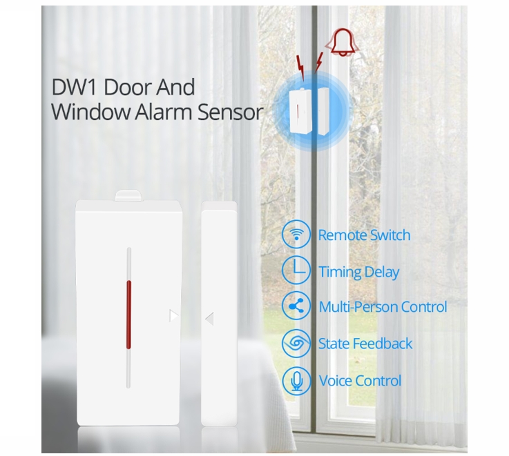 SonOff Senzor DW1 Vrat in Oken