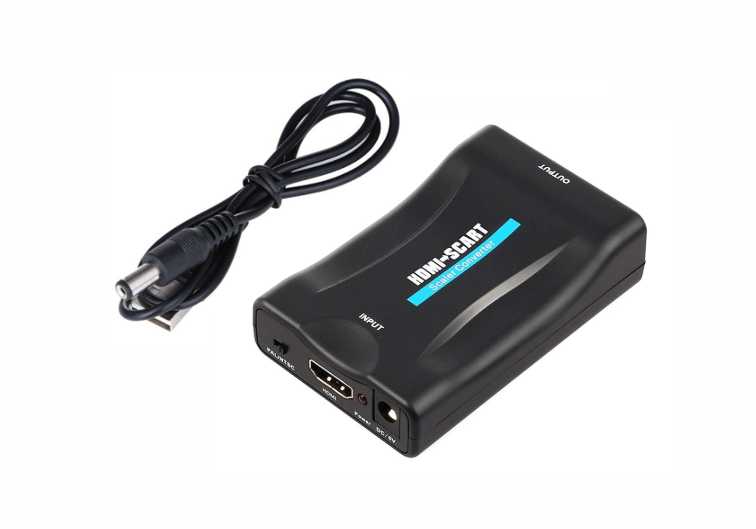 Adapter HDMI na SCART z USB DC5V