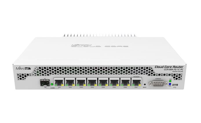 Mikrotik Cloud Router CCR1009-7G-1C-PC