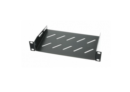 Polica Rack 10" Polica 1U Black