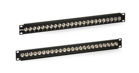 Patch Panel 19" 24x BNC FeMale 1U