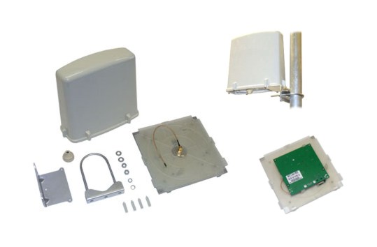 BOX Plat Panel 14dBi z MMCX