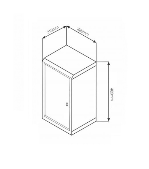 Omrežna Omara 10" 9U 31x28x46 Black