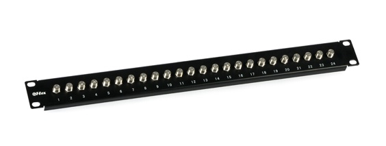Patch Panel 19" 24x F-tye FeMale 1U