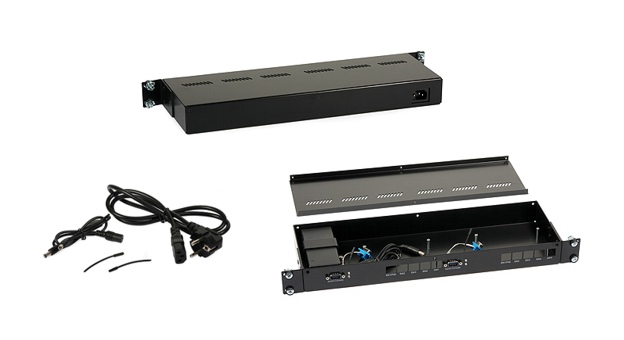 Mikrotik Ohišje Rack 1U 2xRB450 RS232