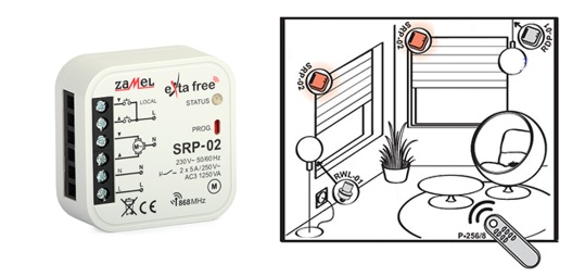 Krmilni rele extra free SRP-02