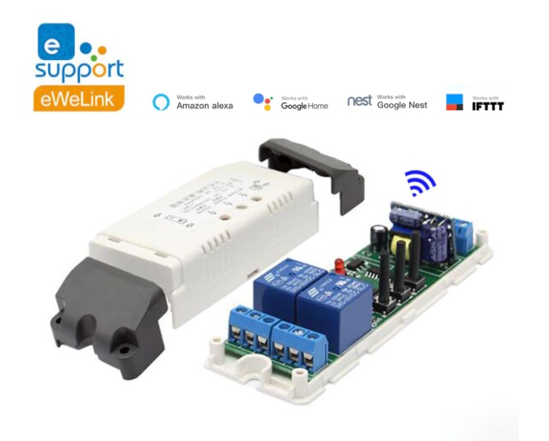 Wifi Smart Motor Stikalo DC7-32V 2CH RF433