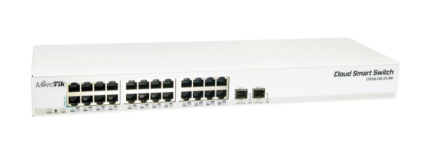 Mikrotik GigaSmart Switch CSS326 24G-2S-RM