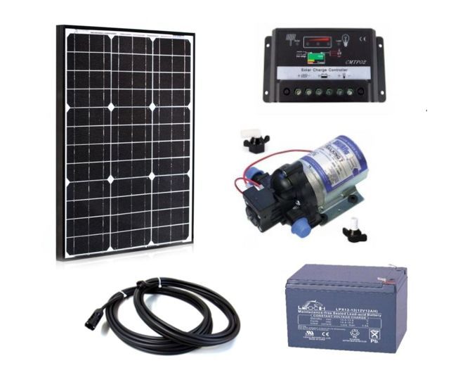 Solarni komplet kamp sistema 12V - 50W
